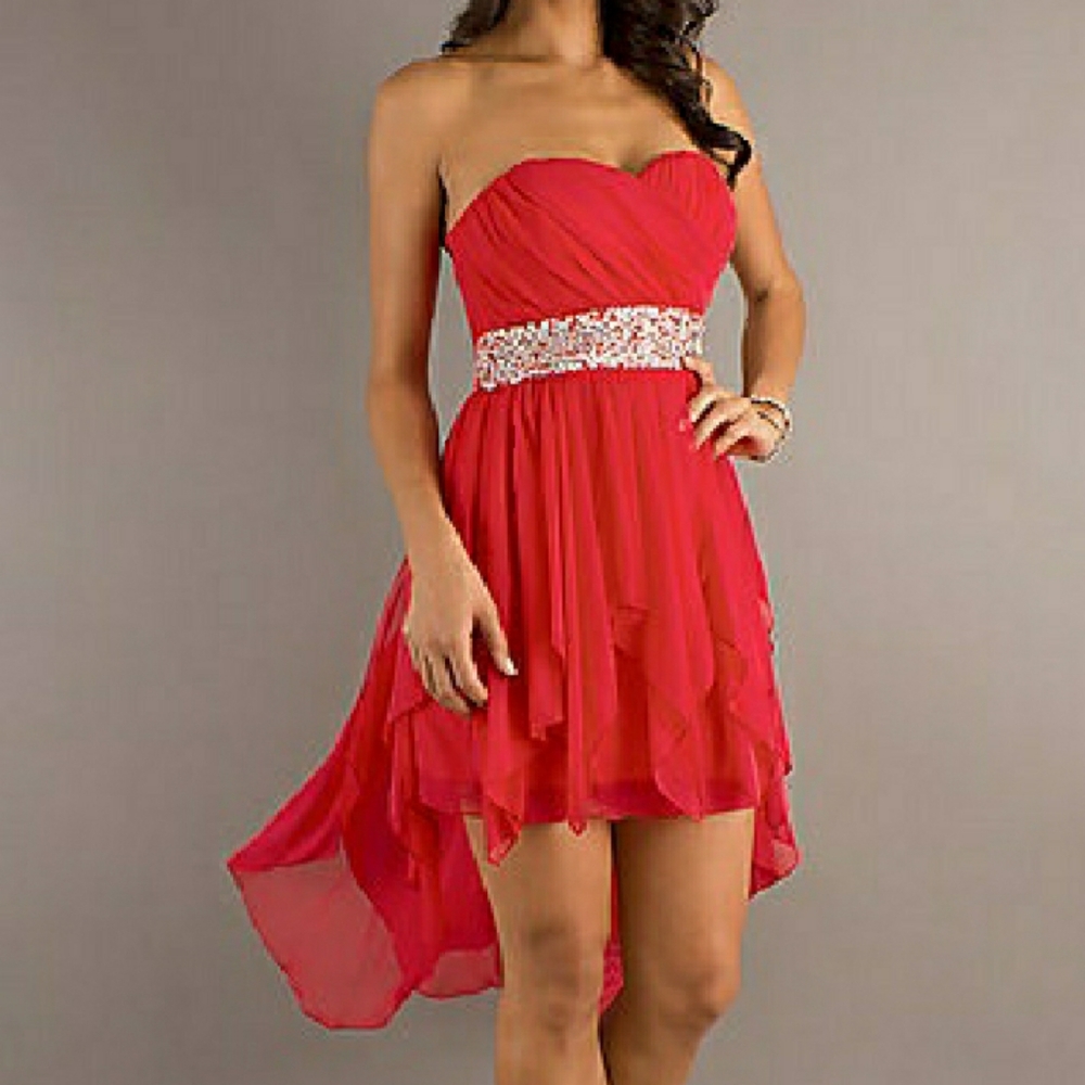 NWOT My Michelle Sequin Heart Prom Party Dress